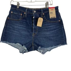 NWT Levi's Premium 501 ORIGINAL HIGH RISE WOMEN'S SHORTS